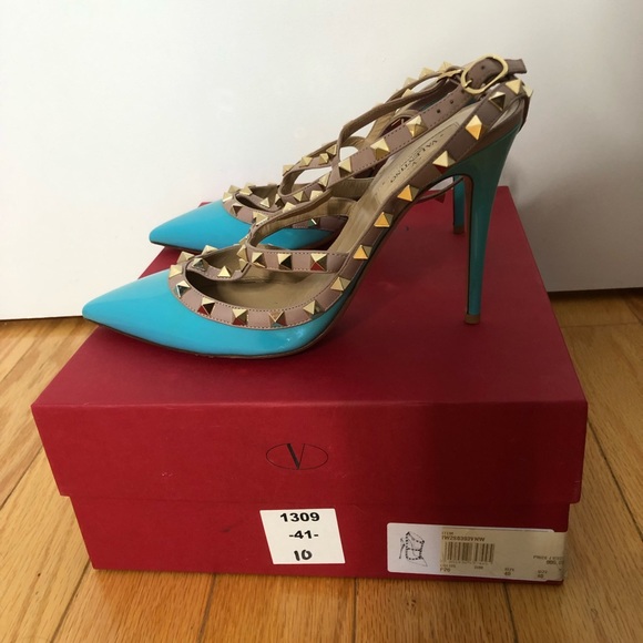 Valentino Rockstud Slingback Pump - Picture 1 of 7